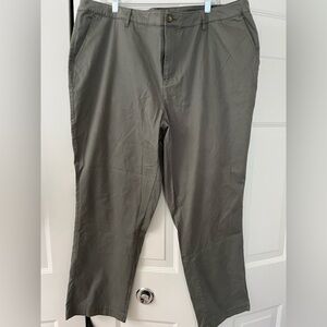 Denim & Co Olive Cotton / Spandex Pants
